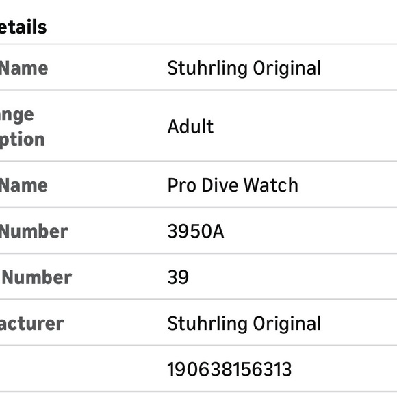 Stuhrling Original Blue and Silver Dive Watch - Picture 8 of 8